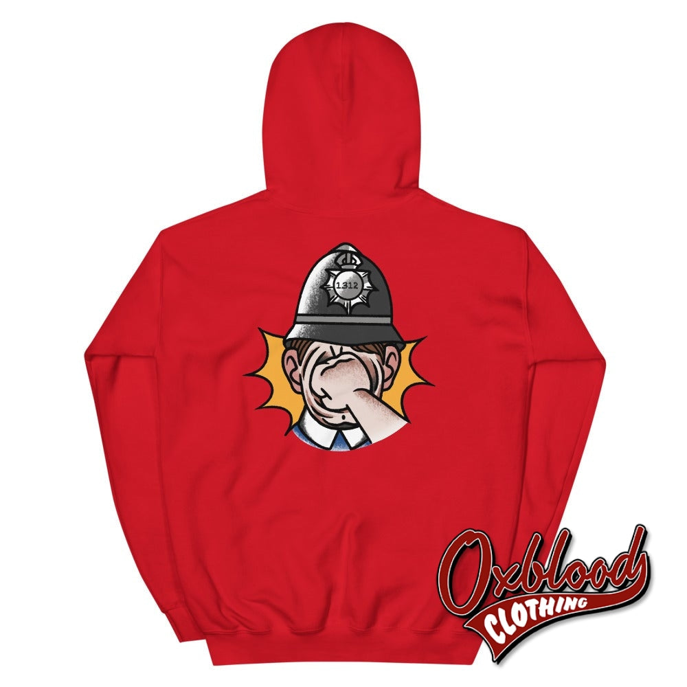 Acab Hoodie - 1312 Hooded Sweatshirt Mr Duck Plunkett Political Anti-Police Defund The Police Red /
