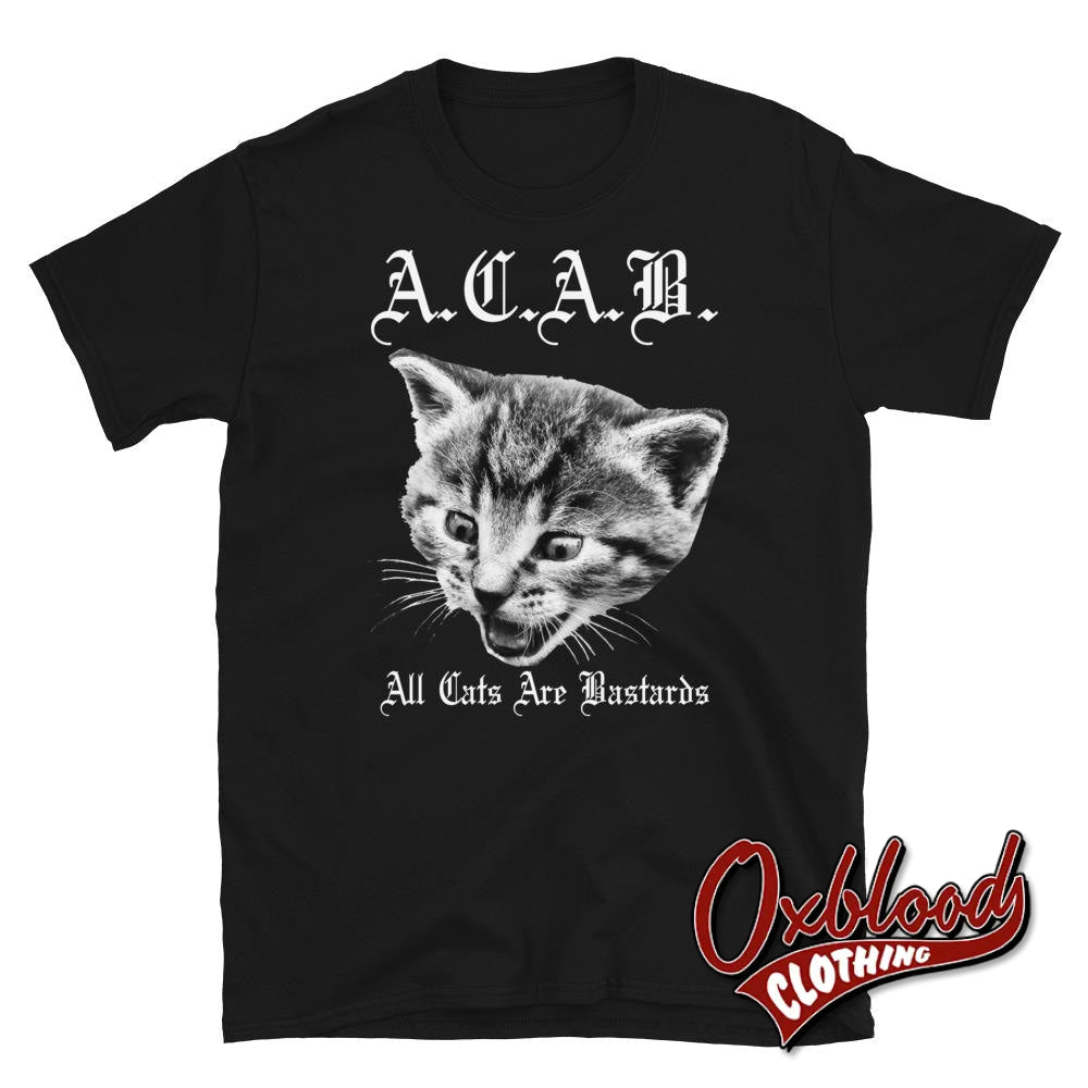 Acab shirt - All Cats Are Bastards T-Shirt ACAB 1312 tee 