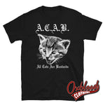 Cargar imagen en el visor de la galería, Acab shirt - All Cats Are Bastards T-Shirt ACAB 1312 tee 
