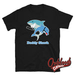 Cargar imagen en el visor de la galería, Daddy Shark T-Shirt - Adult Kinky Funny Bdsm Clothing Black / S
