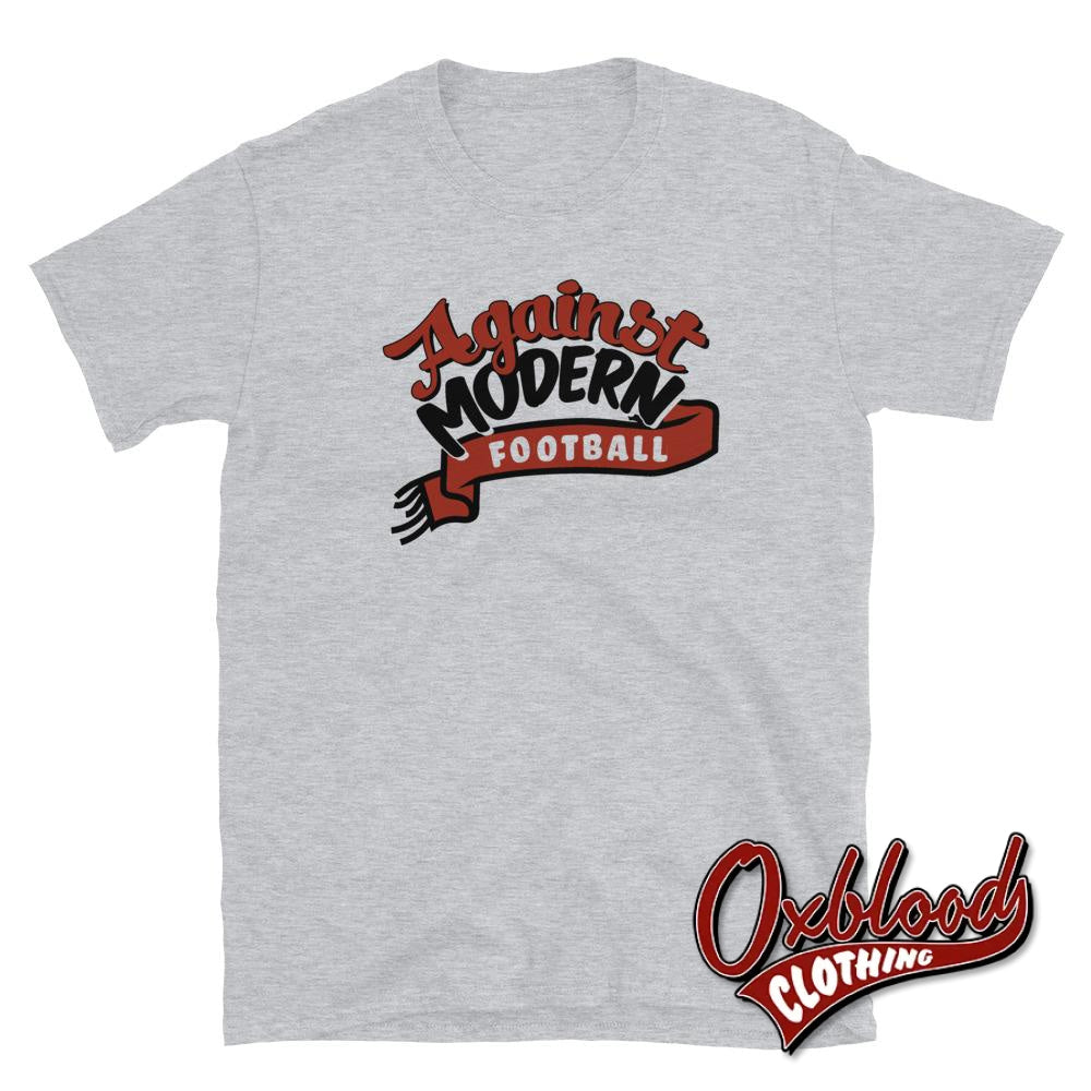 Against Modern Football Shirt - Hooligan Clothes Sport Grey / S