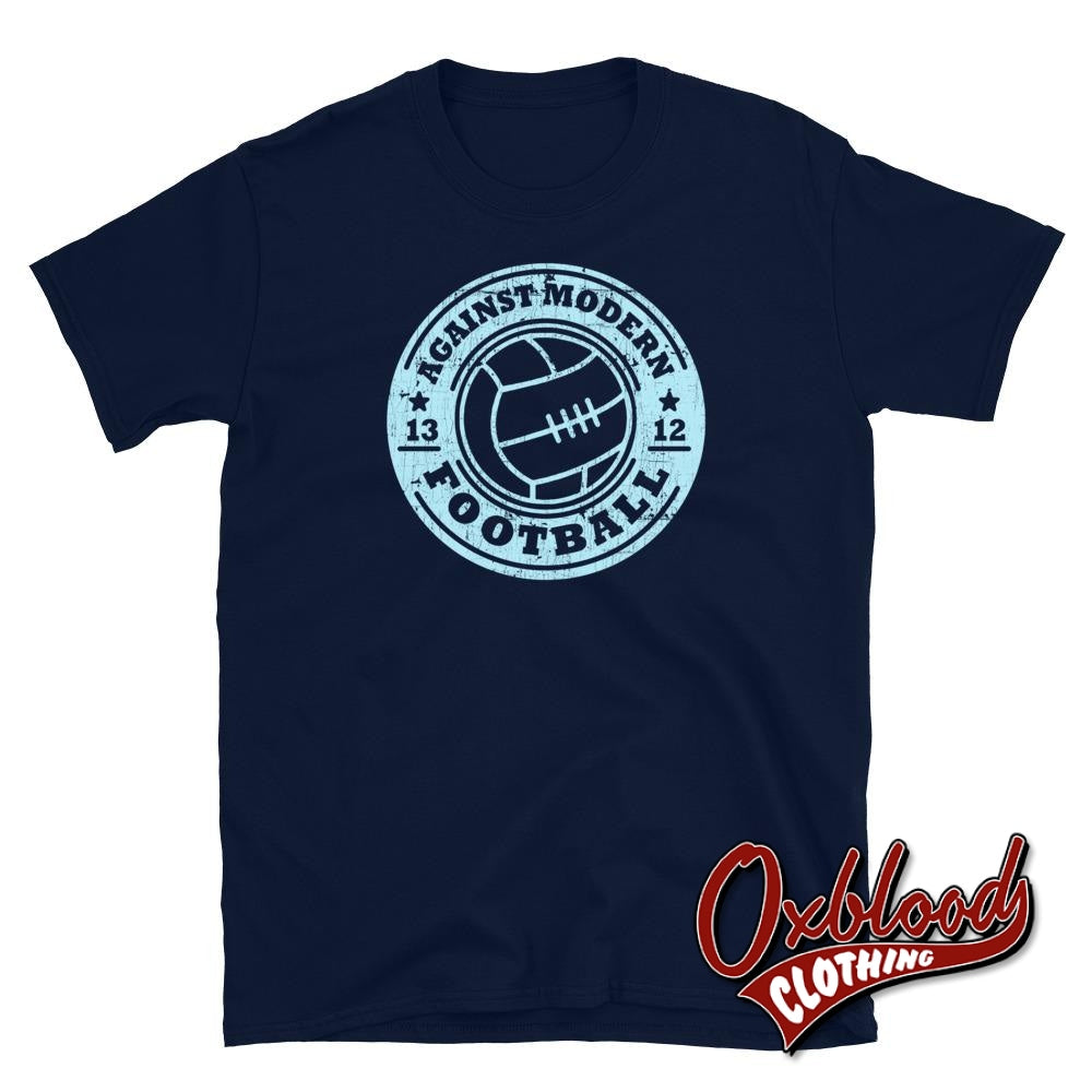 Against Modern Football Shirts / No Al Calcio Moderno Shirt Navy S