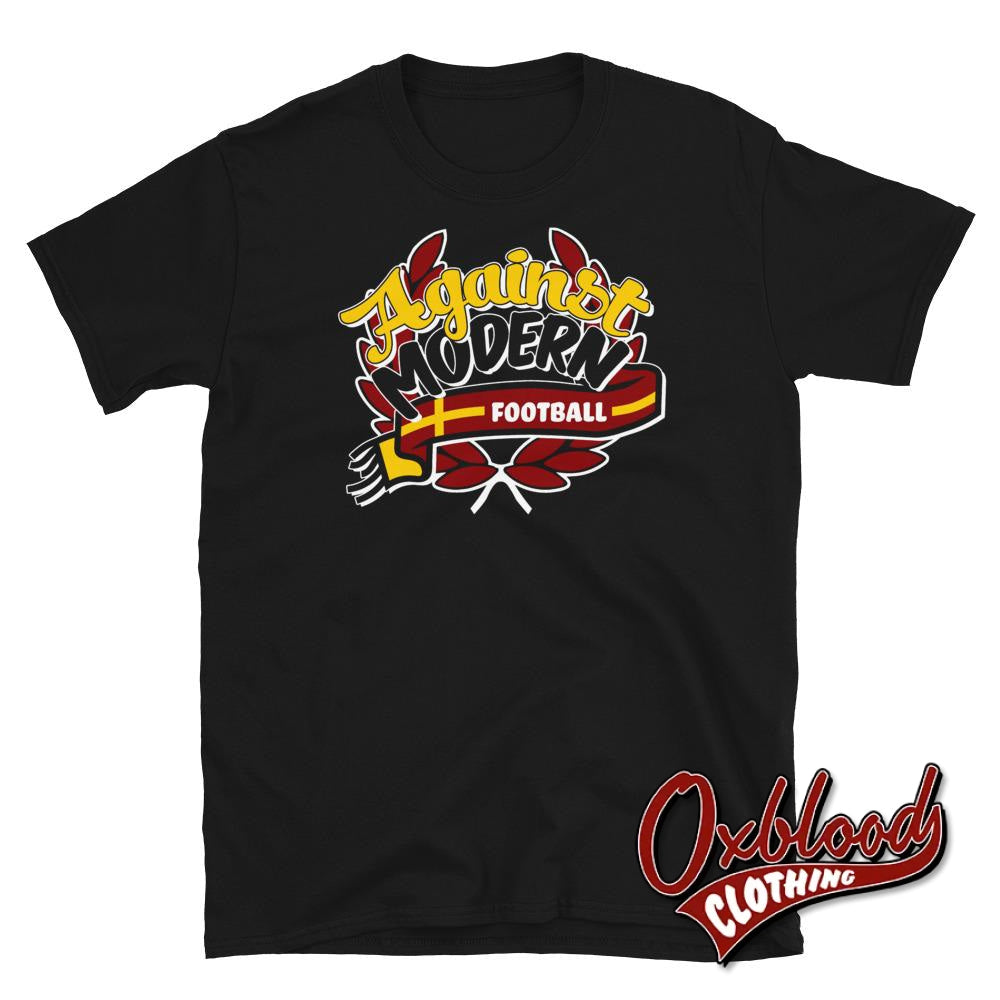 Against Modern Football T-Shirts - Hooligan Clothes Black / S