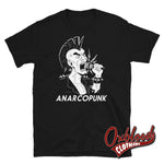 Cargar imagen en el visor de la galería, Anarcopunk T-Shirt - Anarco Punks &amp; Streetpunks Black / S
