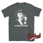 Cargar imagen en el visor de la galería, Anarcopunk T-Shirt - Anarco Punks &amp; Streetpunks Dark Heather / S
