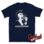 Cargar imagen en el visor de la galería, Anarcopunk T-Shirt - Anarco Punks &amp; Streetpunks Navy / S
