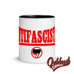 Load image into Gallery viewer, Anti-Fascista Mug With Color Inside
