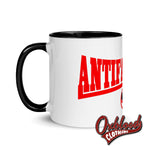 Load image into Gallery viewer, Anti-Fascista Mug With Color Inside
