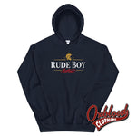Load image into Gallery viewer, Anti-Social Rude Boy Hoodie - Trojan Skinhead Style Clothing Navy / S
