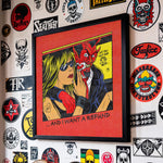 Load image into Gallery viewer, "No Backsies" Punk Art Print | Pop Art Poster – Satan Loves You Gothic Wall Decor &amp; Gifts
