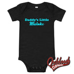Cargar imagen en el visor de la galería, Baby Daddys Little Mistake One Piece - Inappropriate Baby Onesies Dark Grey Heather / 3-6M
