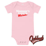 Cargar imagen en el visor de la galería, Baby Mommys Little Mistake One Piece - Offensive Baby Onesies Pink / 3-6M
