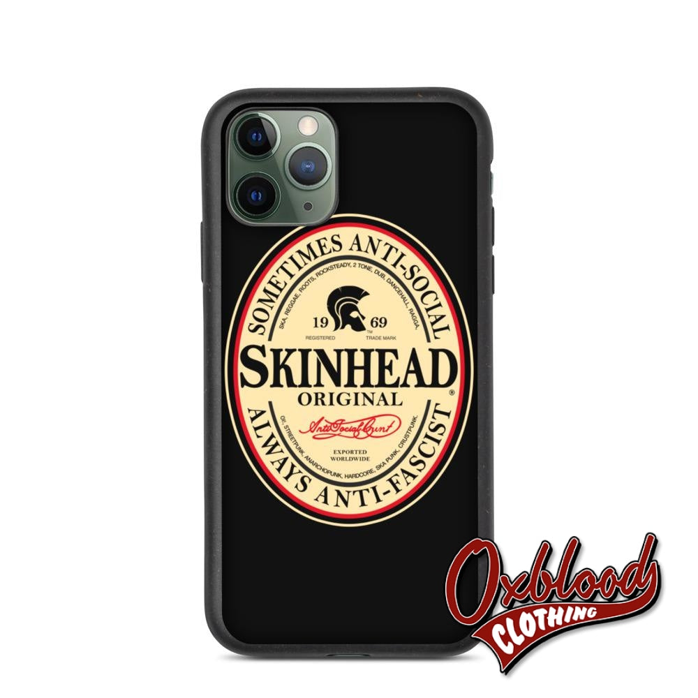 Biodegradable Irish Stout Skinhead Phone Case Iphone 11 Pro Phone Case