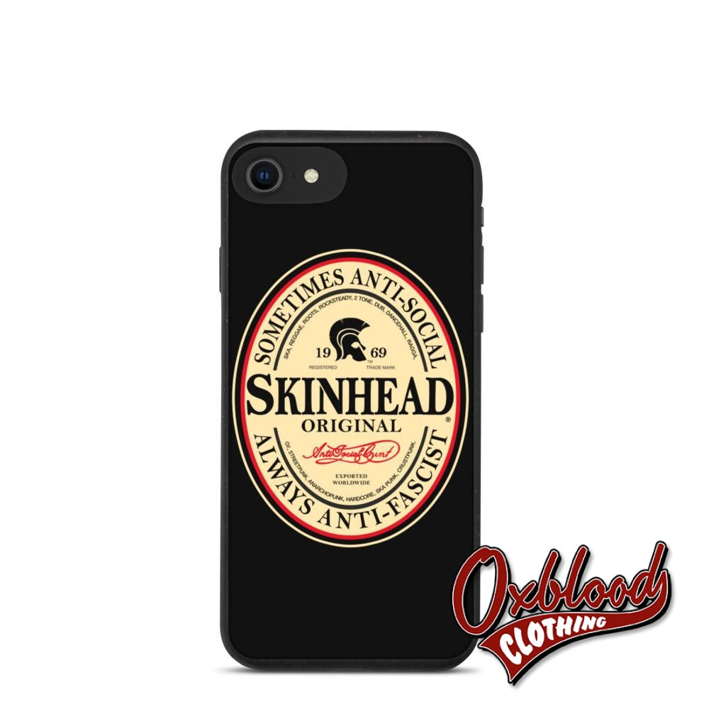 Biodegradable Irish Stout Skinhead Phone Case Iphone 7/8/se Phone Case