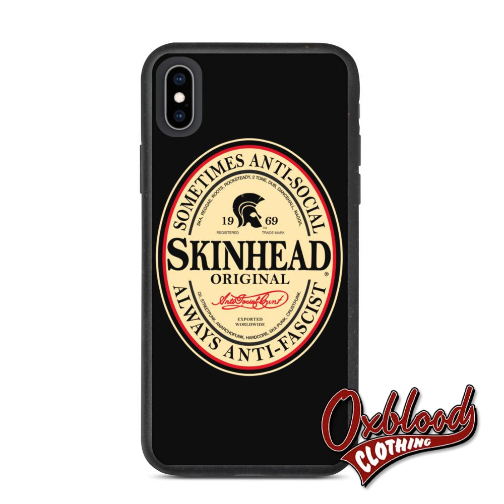 Biodegradable Irish Stout Skinhead Phone Case Iphone Xs Max Phone Case