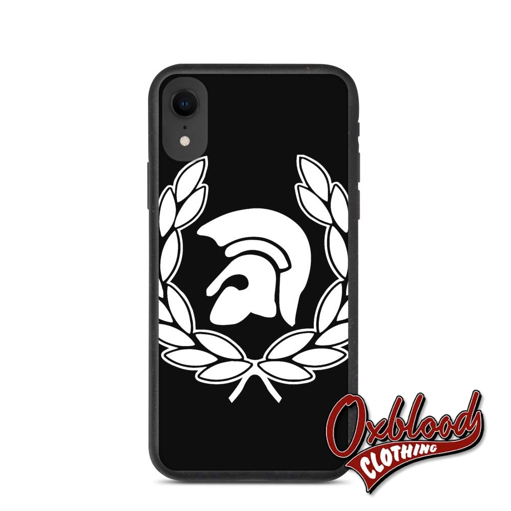 Biodegradable Trojan Skinhead Reggae Ska Laurel Wreath Phone Case Iphone Xr