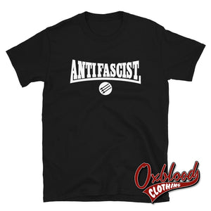Black Anti-Facist Iron front Shirt - Three Arrows Logo / S Shirts