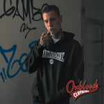 Cargar imagen en el visor de la galería, Black Anti-Facist Sweater - Three Arrows Hoodie Sweatshirts

