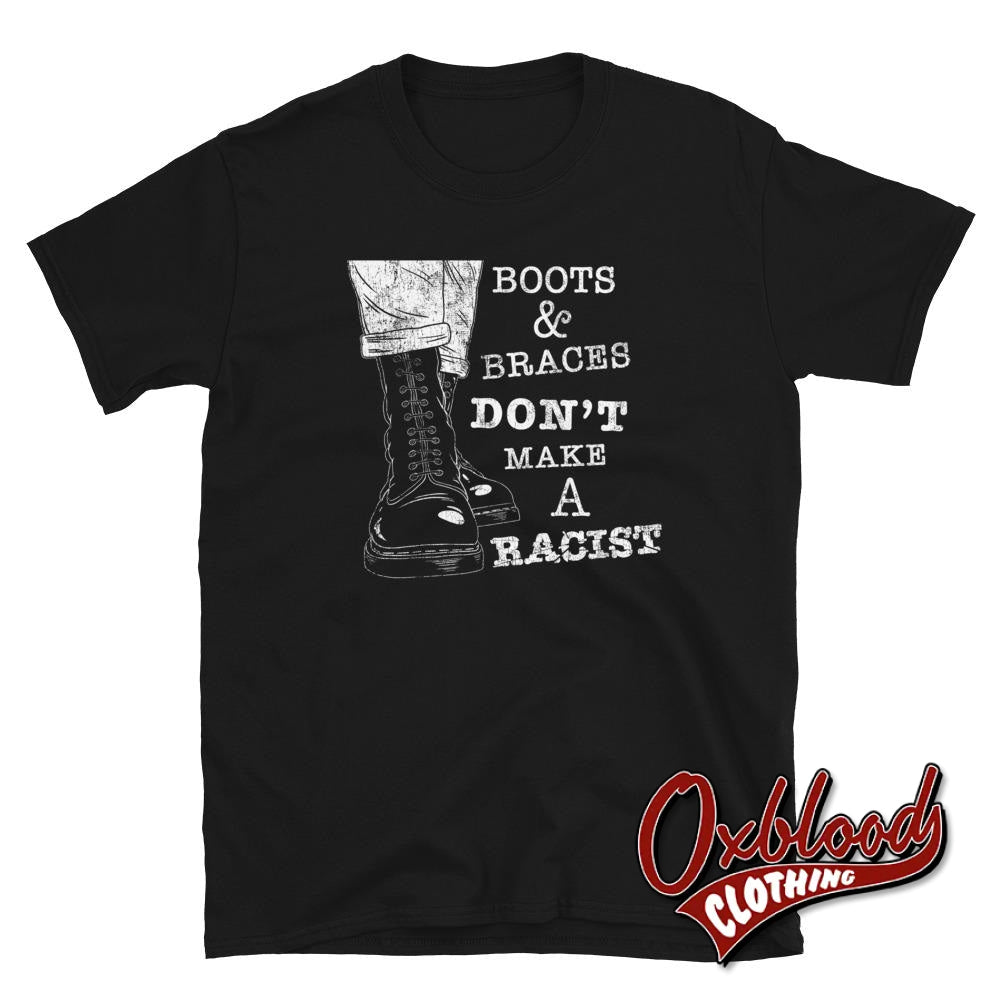 Black Boots & Braces Shirt - Skinhead Clothing Anti-Racist Skins / S