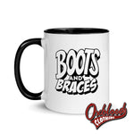 Load image into Gallery viewer, Boots &amp; Braces Mug With Color Inside Mugs
