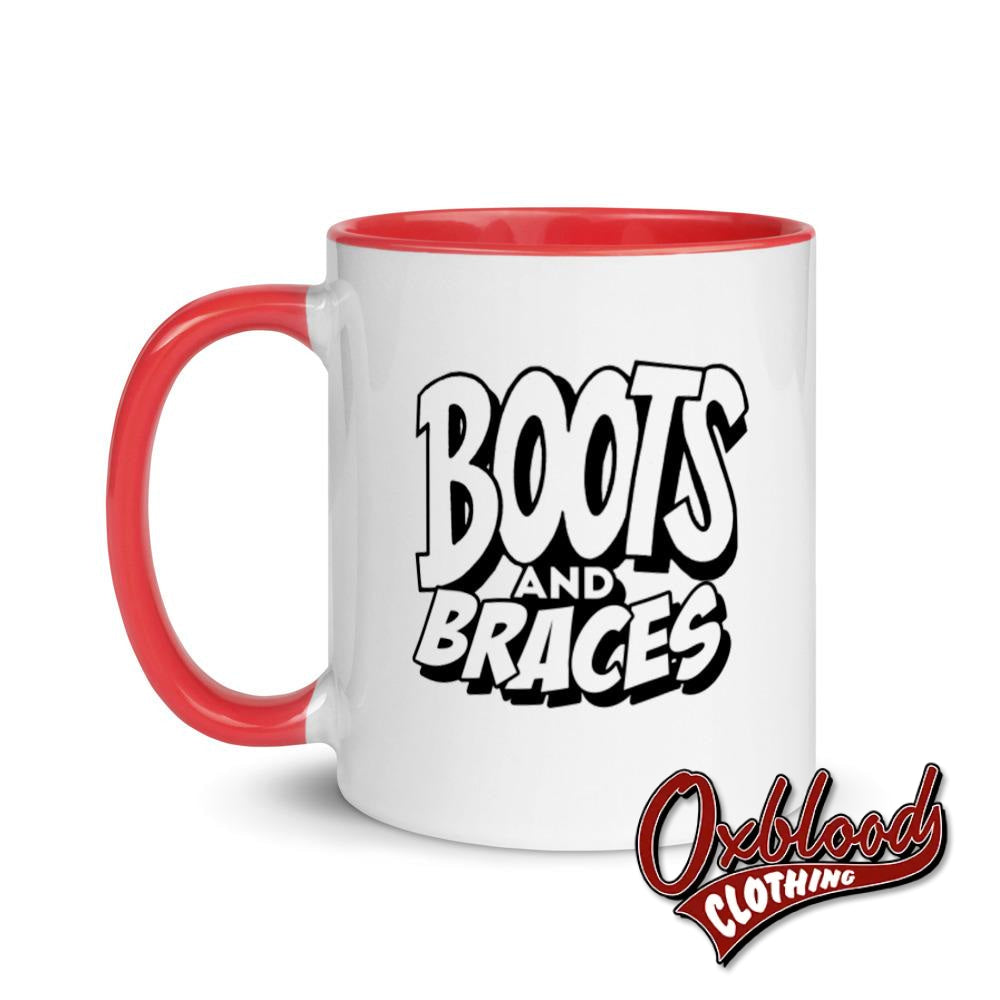 Boots & Braces Mug With Color Inside Mugs