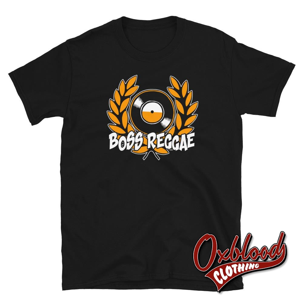 Boss Reggae T-Shirt - Spirit Of 69 Clothing & Skinhead Fashion 1970S Style Black / S
