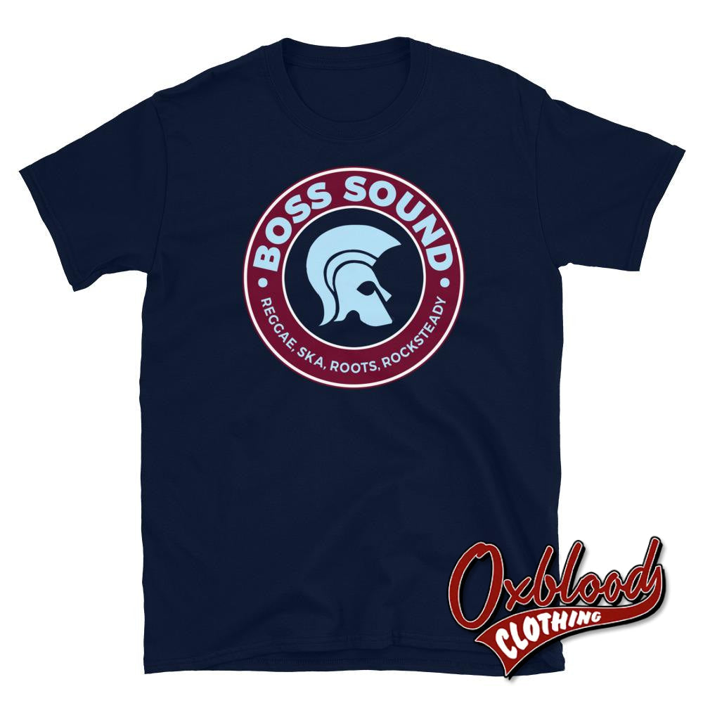 Boss Sound T-Shirt - Ska And Skinhead Clothing Navy / S