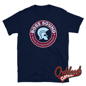 Boss Sound T-Shirt - Ska And Skinhead Clothing Navy / S