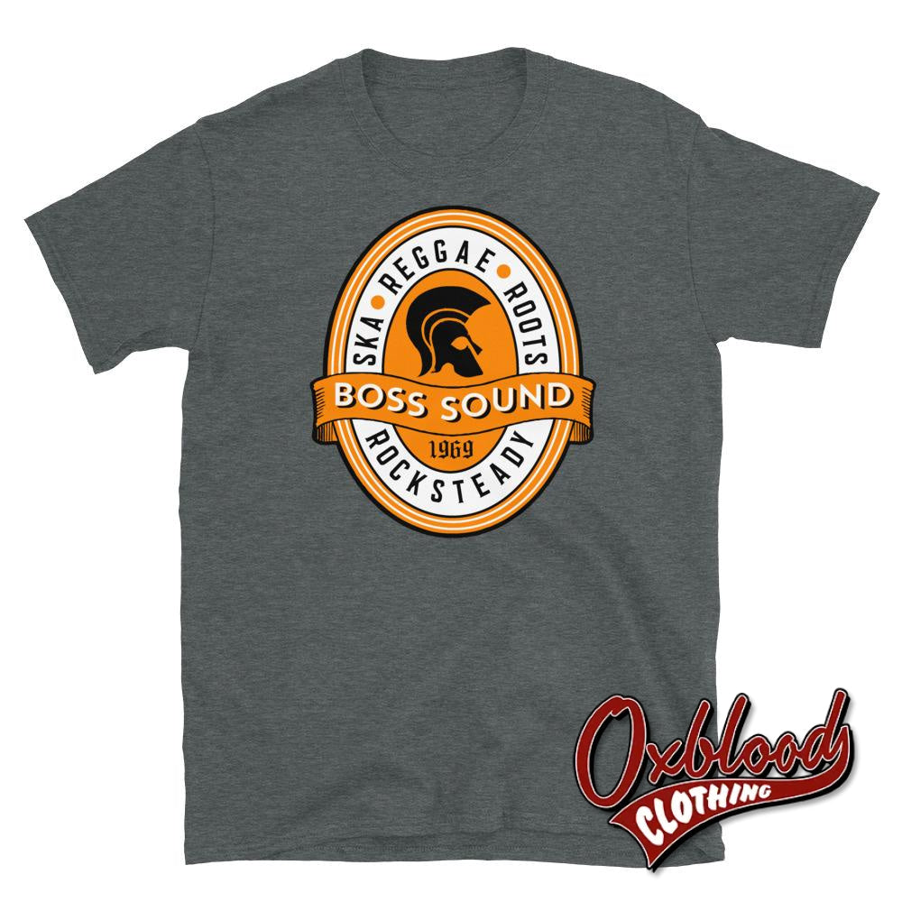 Boss Sound T-Shirt - Ska Reggae Roots And Rocksteady Dark Heather / S Shirts