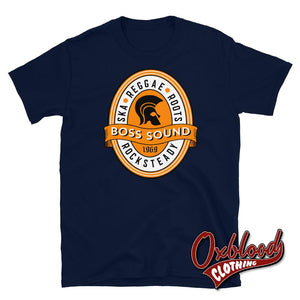 Boss Sound T-Shirt - Ska Reggae Roots And Rocksteady Navy / S Shirts