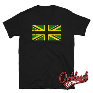 British Jamaican Union Jack T-Shirt - Clothing S Shirts