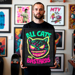 Cargar imagen en el visor de la galería, "ACAB - All Cats Are Bastards"Punk Artwork Poster – Skateboarding Art Print With Political Punk Pop Art Design
