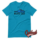 Cargar imagen en el visor de la galería, Colour Blue Cat Records T-Shirt - Reggae/ska Record Label Trojan Aqua / S T-Shirts
