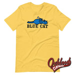 Cargar imagen en el visor de la galería, Colour Blue Cat Records T-Shirt - Reggae/ska Record Label Trojan Yellow / S T-Shirts
