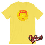 Load image into Gallery viewer, Crab Records T-Shirt - By Downtown Unranked Yellow / S Shirts
