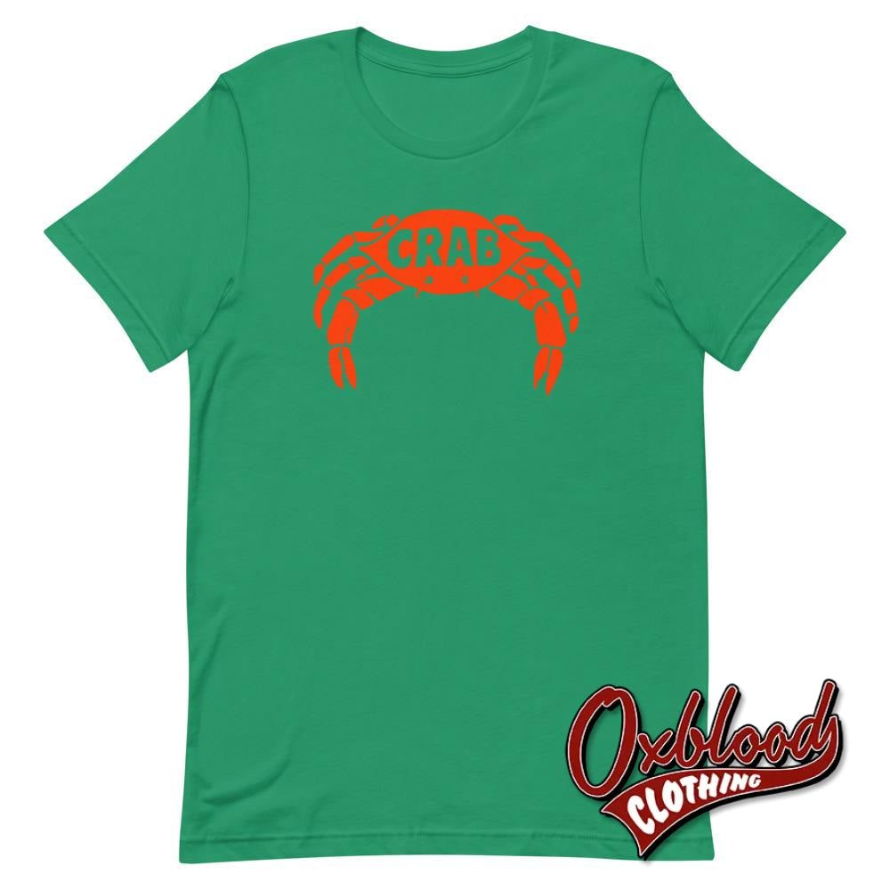 Crab Records T-Shirt - Retro Reggae Clothing Uk Style Kelly / Xs