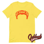 Cargar imagen en el visor de la galería, Crab Records T-Shirt - Retro Reggae Clothing Uk Style Yellow / S
