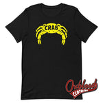 Cargar imagen en el visor de la galería, Crab Records T-Shirt - Retro Ska Clothing Uk Style Yellow Print Black / Xs
