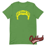 Load image into Gallery viewer, Crab Records T-Shirt - Retro Ska Clothing Uk Style Yellow Print Leaf / S
