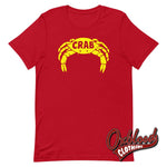 Lade das Bild in den Galerie-Viewer, Crab Records T-Shirt - Retro Ska Clothing Uk Style Yellow Print Red / S
