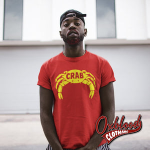 Crab Records T-Shirt - Retro Ska Clothing Uk Style Yellow Print