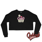 Load image into Gallery viewer, Crop Hey Cuntmuffin Sweatshirt Black / S
