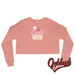 Load image into Gallery viewer, Crop Hey Cuntmuffin Sweatshirt Mauve / S
