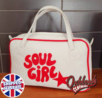 Load image into Gallery viewer, Custom Hand-Made Unique Handbag - Vinyl Hand-Stitched Bag
