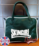 Load image into Gallery viewer, Custom Hand-Made Unique Handbag - Vinyl Hand-Stitched Bag
