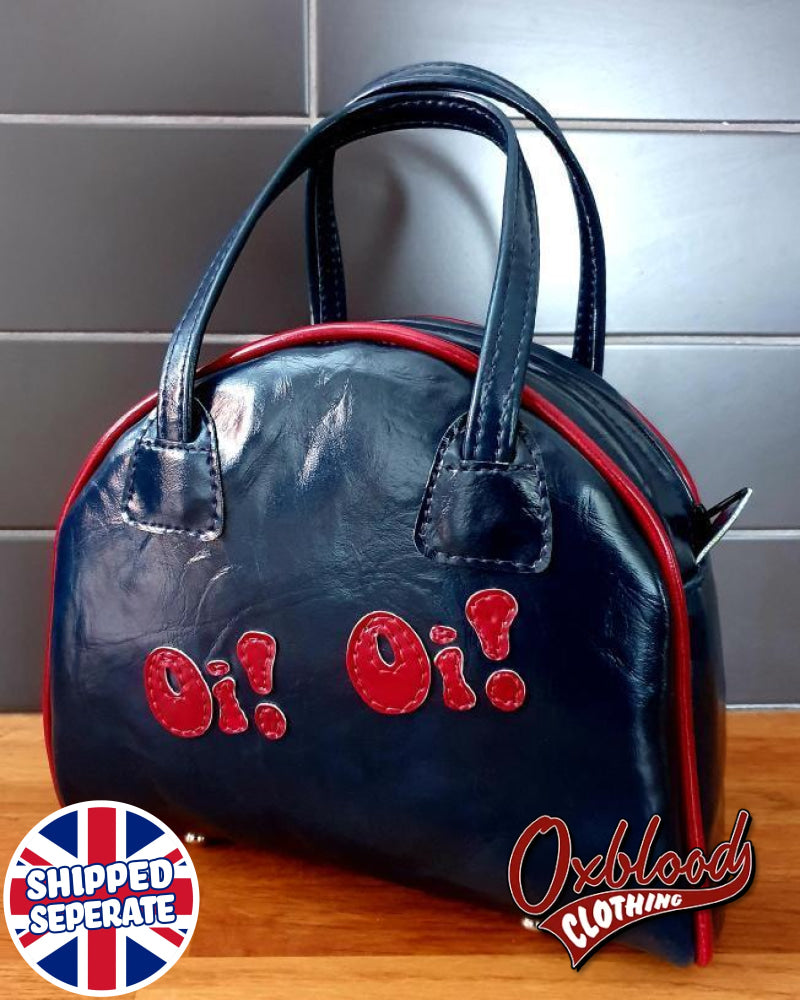Custom Hand-Made Unique Handbag - Vinyl Hand-Stitched Bag
