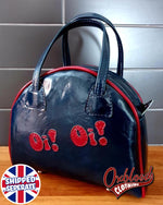 Load image into Gallery viewer, Custom Hand-Made Unique Handbag - Vinyl Hand-Stitched Bag
