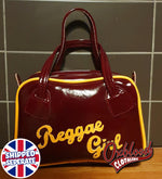 Load image into Gallery viewer, Custom Hand-Made Unique Handbag - Vinyl Hand-Stitched Bag
