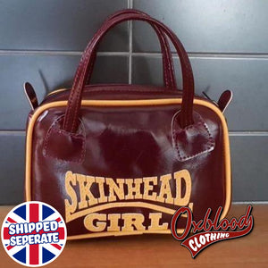 Custom Hand-Made Unique Handbag - Vinyl Hand-Stitched Bag Gwenda
