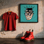 Load image into Gallery viewer, "The 3rd Wave Ska" Art Print - Two-Tone Ska Poster | Dub Reggae Wall Art | Bold Skaterpunk Graphic
